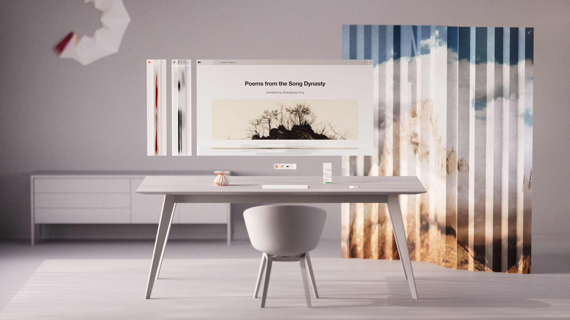 Paravent OS concept scene.